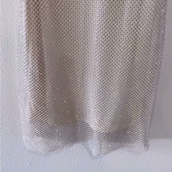 Cream Spaghetti Strap Slip Mini Dress for Cocktail - Picture 3 of 6